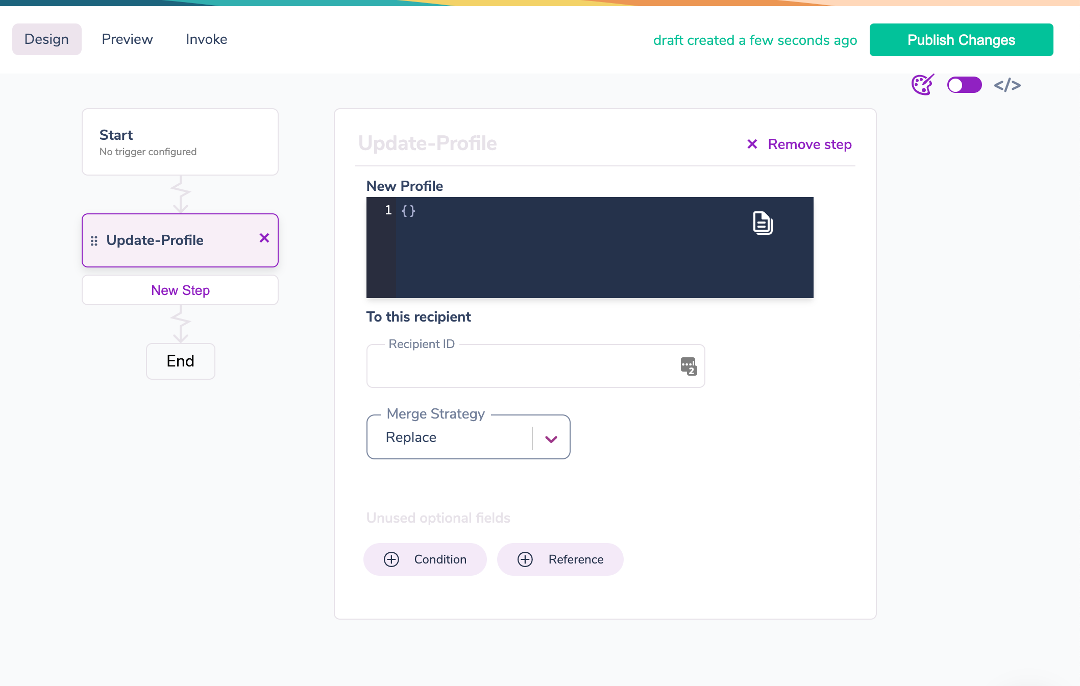 Automation Update Profile