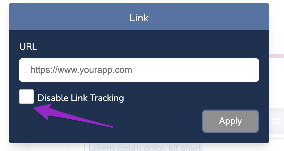 Hyperlink Settings