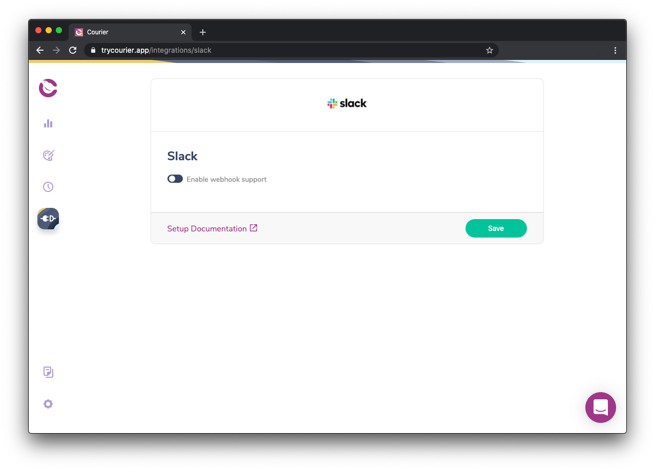 Courier Slack Integration