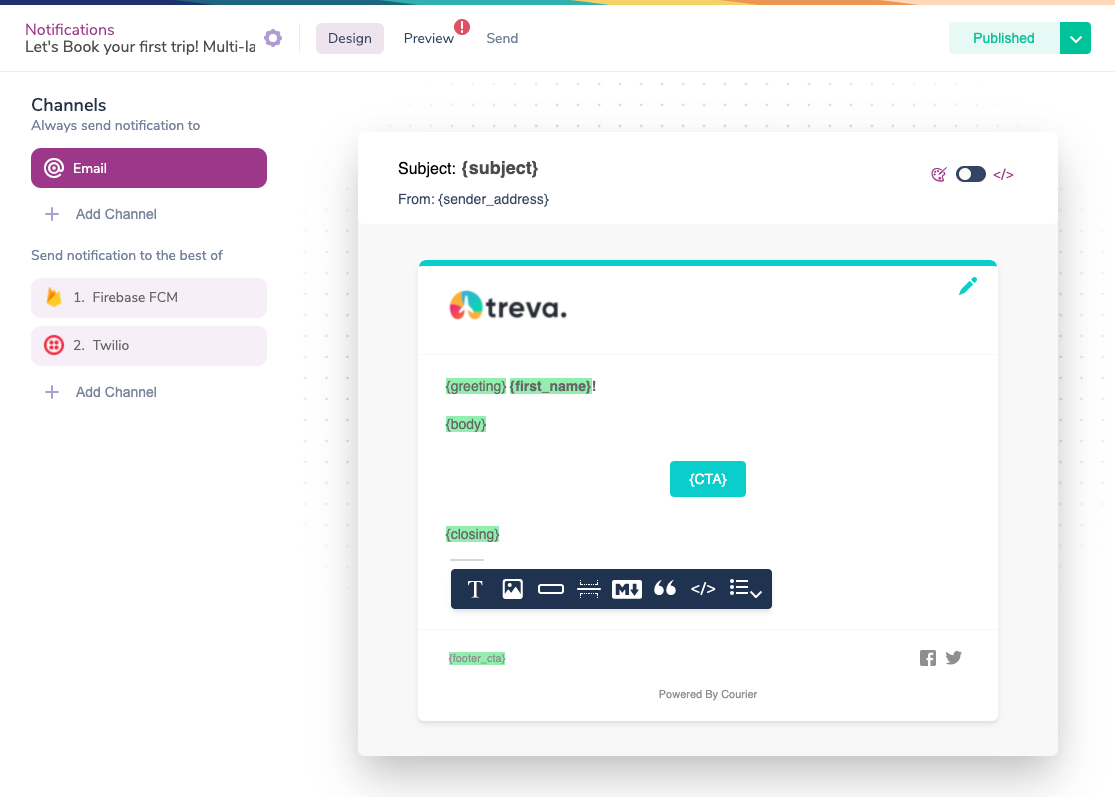 Populate Your Template with Variables