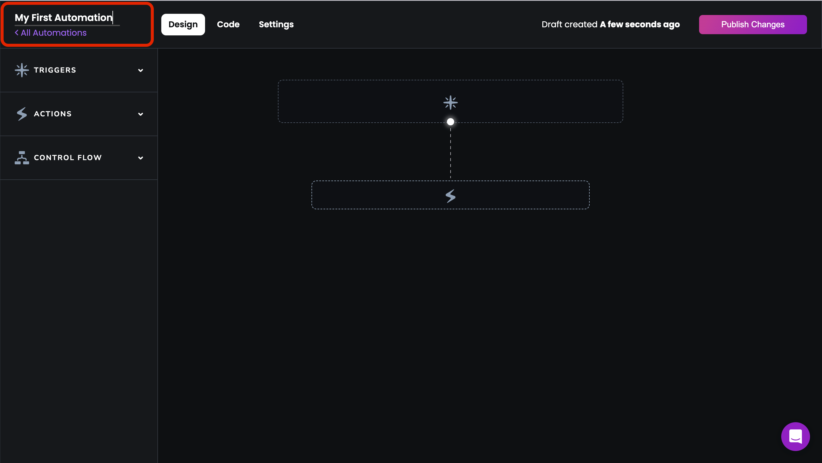 Renaming an automation template